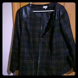 Avenue Jacket - brown and black check